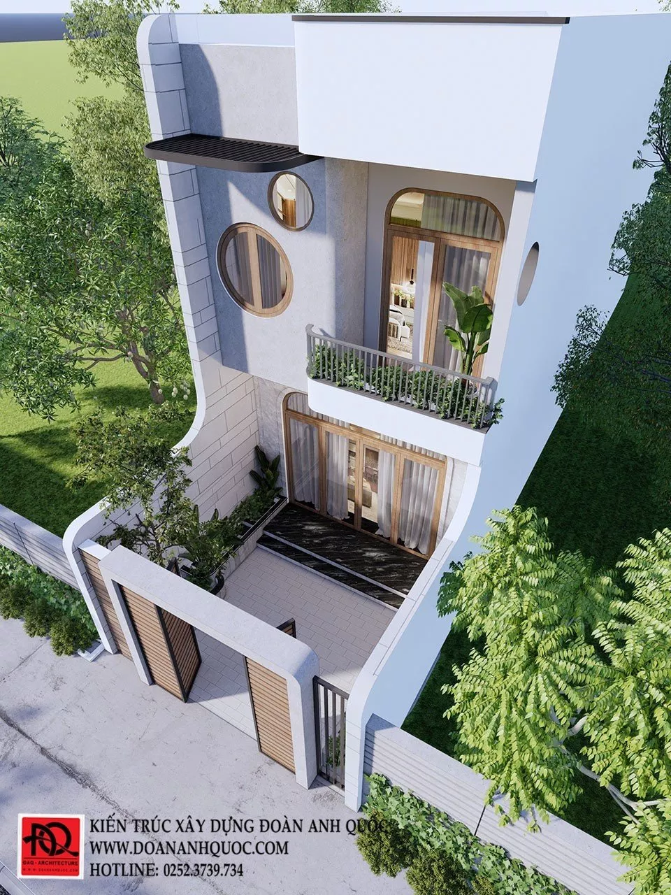 Nhà phố hiện đại 5x17m chuẩn gu vợ chồng trẻ tại Phan Thiết